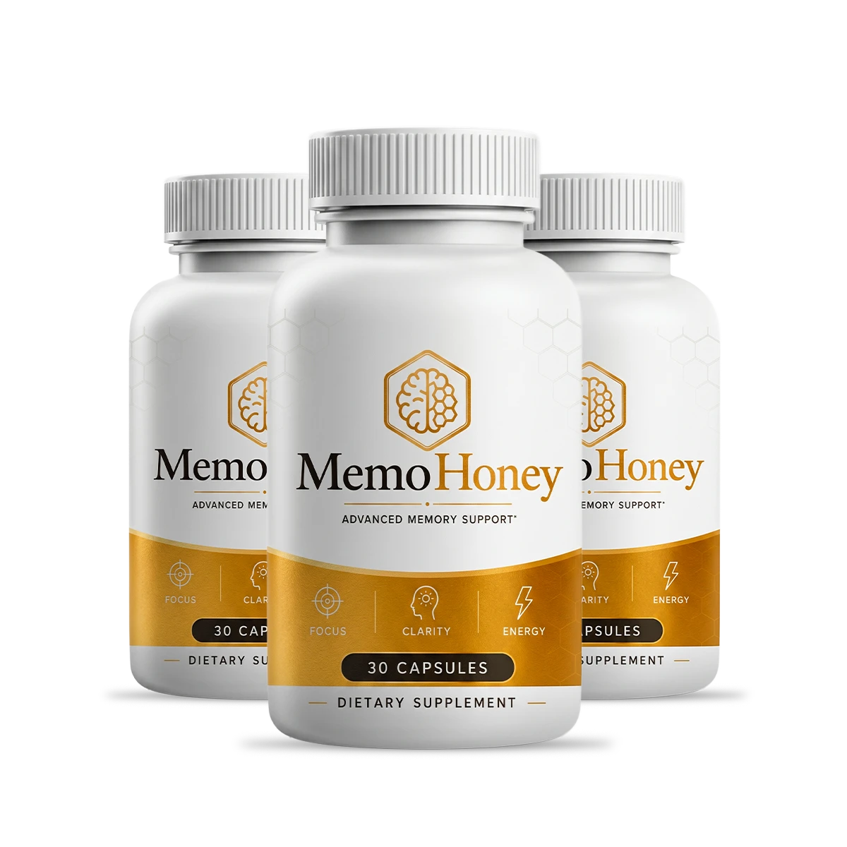 MemoHoney 3 Bottles package