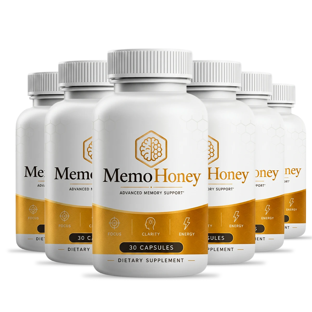 MemoHoney 6 Bottles package